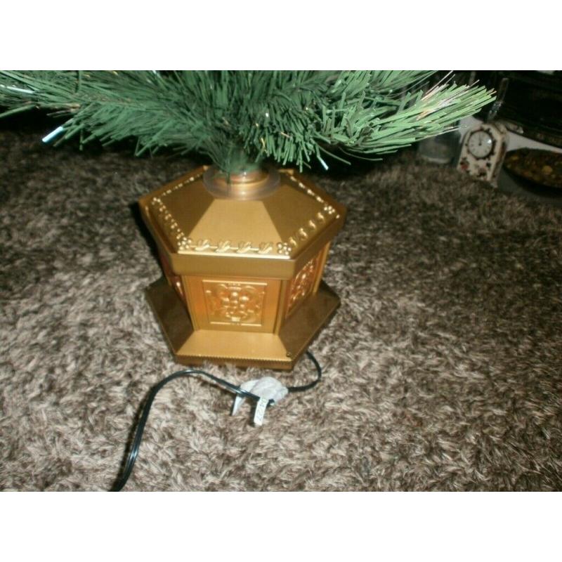 fibre optic 5ft christmas tree decoration outdoor / indoor multicolored lights