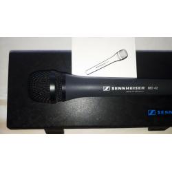 Sennheiser MD42 Reporters Mike. High-quality omni-directional microphone.