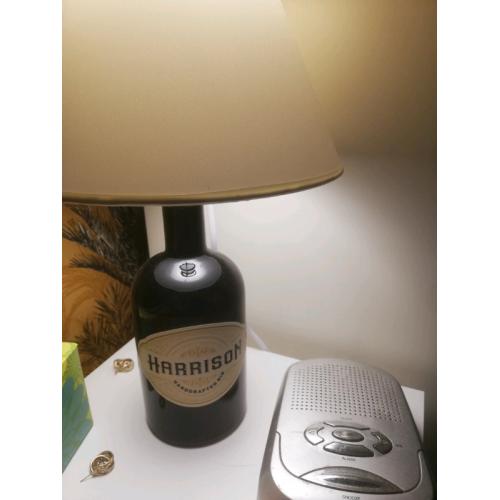 Gin bottle retro lamp