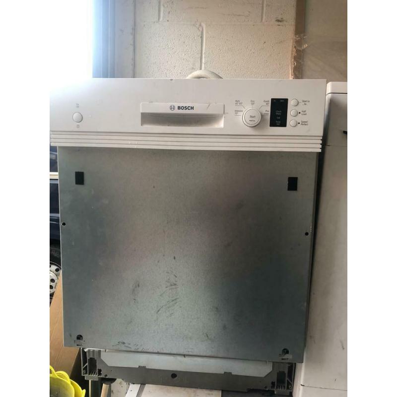 Built in Bosch dishwasher