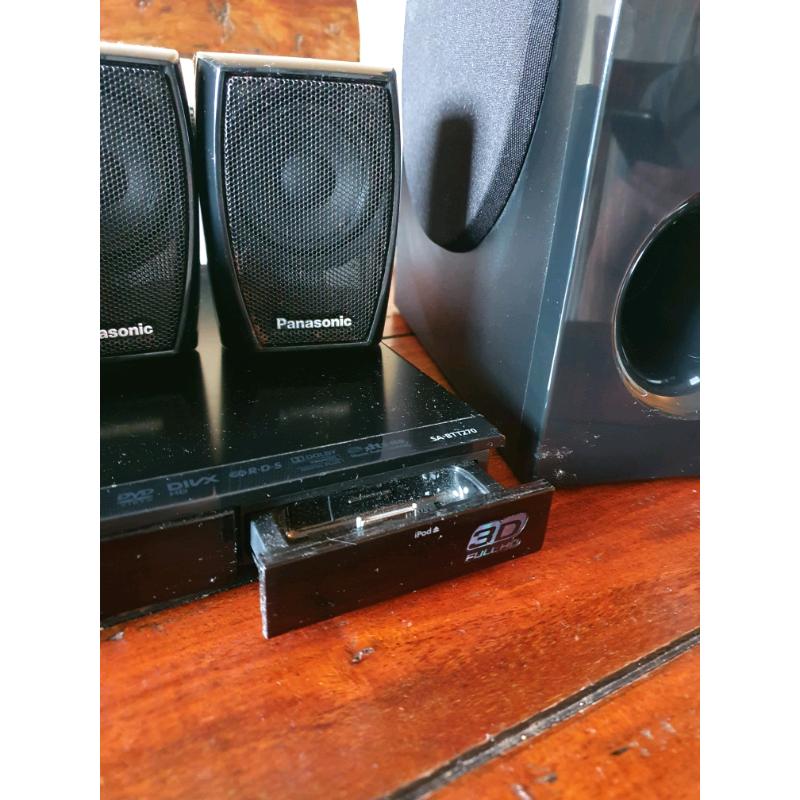 5.1 Panasonic blu Ray disc home theater sound system