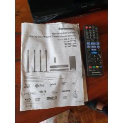 5.1 Panasonic blu Ray disc home theater sound system