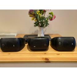 3x Bower wilkins b&m m1 speakers