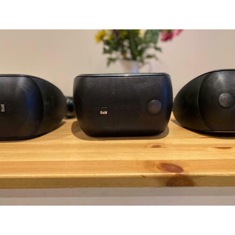 3x Bower wilkins b&m m1 speakers