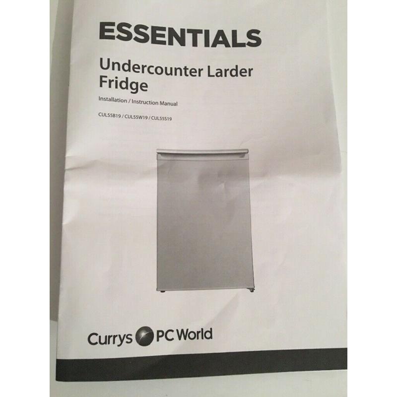 Under counter larder fridge SOLD