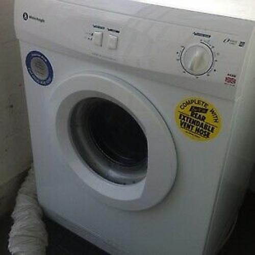 29 Whiteknight 44AW 6kg White Vented Tumble Dryer 1YEAR WARRANTY FREE DELIVERY
