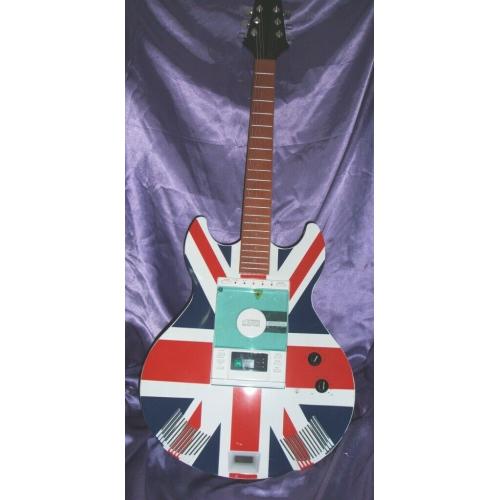 Akura Electric Guitar Design Compact Disc/radio Player (Union Jack Design Case)