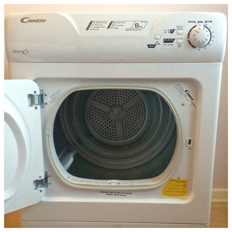 33 Candy GOC58F 8kg Sensor Drying Condenser Tumble Dryer 1YEAR WARRANTY FREE DELIVERY