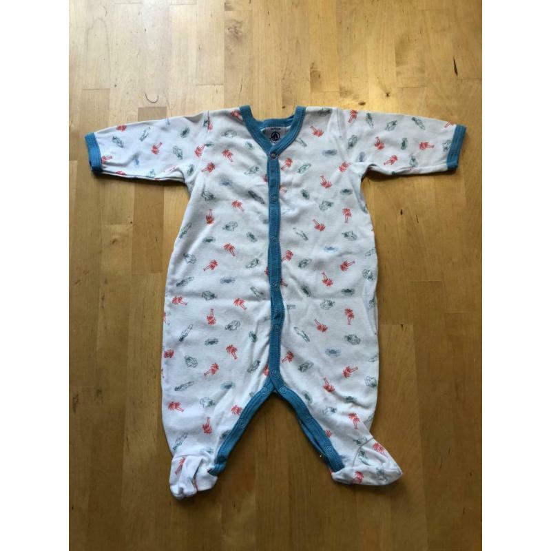 Petit Bateau Babygrow/Sleepsuit 0-3 Month