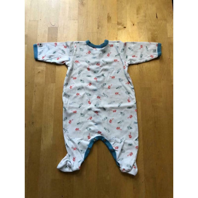 Petit Bateau Babygrow/Sleepsuit 0-3 Month