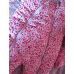 Baby's onsie snowsuit coat 3-6months