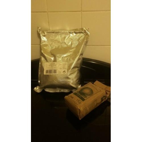 HEALTH & BEAUTY OFFER - 2.5KG BENTONITE CLAY/FULLERS EARTH & 1KG FRENCH GREEN CLAY! NEW/UNOPENED!