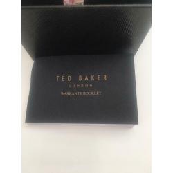 Ted baker harmony design leather strap watch