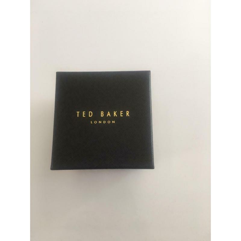 Ted baker harmony design leather strap watch