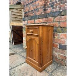 Solid pine wood cabinet