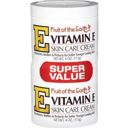 Pack of 2 Fruit of the Earth Vitamin E Skin Care Cream 4 oz