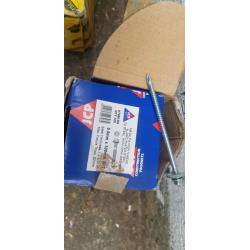 Zing plated steel screw with 19mm washsr