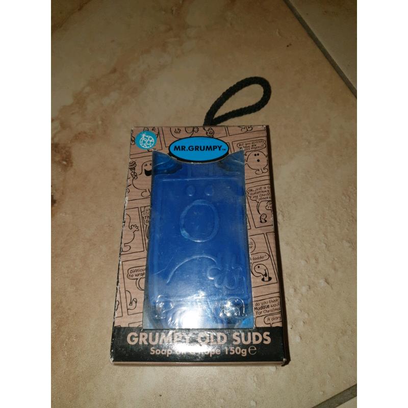 Soap on a rope mr grumpy never used
