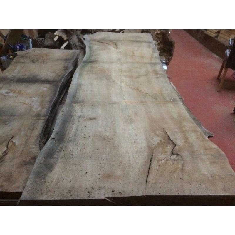 Extra Wide Live Edge/Waney Edge Elm Slabs