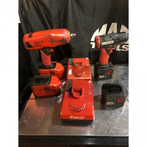 Snap on cordless guns