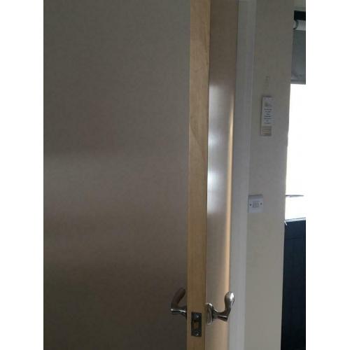 2x Internal Flush Oak Fire Doors