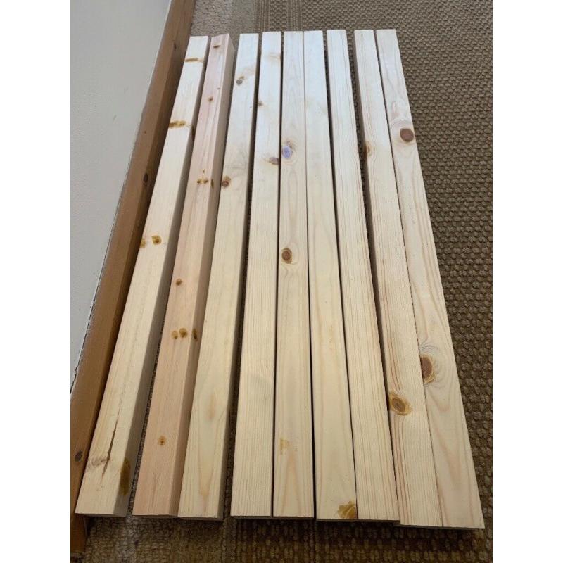 Pine stair spindles