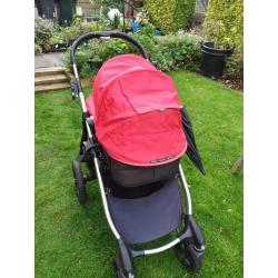 Baby Jogger City Select Double / Single Buggy and Bassinet