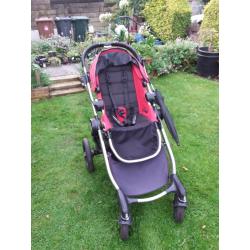 Baby Jogger City Select Double / Single Buggy and Bassinet