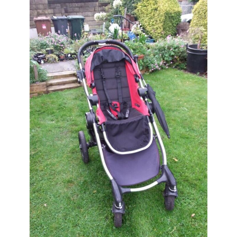 Baby Jogger City Select Double / Single Buggy and Bassinet