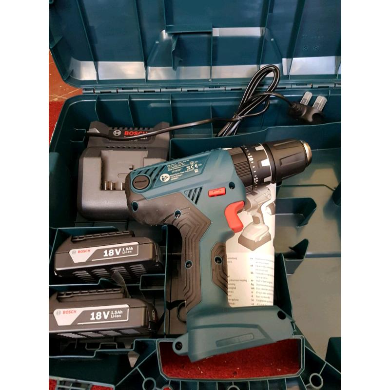 BOSCH PROFESSIONAL COMBI DRILL BRAND NEW +CHARGE+2 BATTERY
