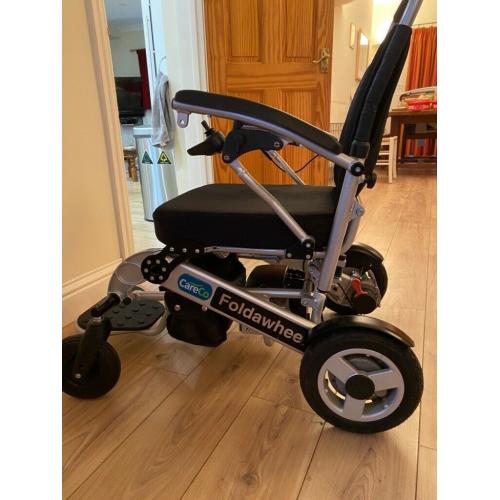 Foldawheel careco wheelchair