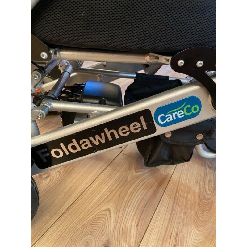 Foldawheel careco wheelchair