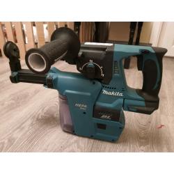 Makita brushless 18v sds+ with dust extraction