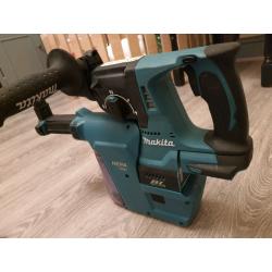 Makita brushless 18v sds+ with dust extraction