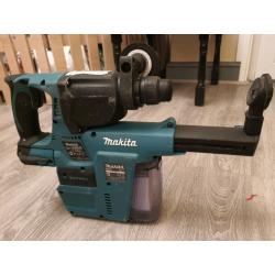Makita brushless 18v sds+ with dust extraction