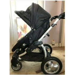 *OBABY* ZEZU MULTI FOLDING PRAM/STROLLER/CAR SEAT - 3-IN-1. (Excellent Condition)