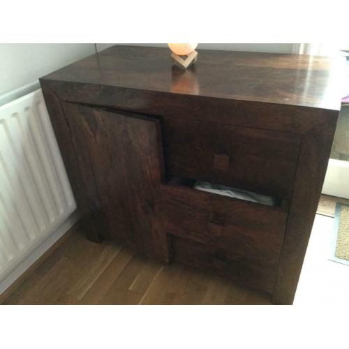Dark Wood Cabinet