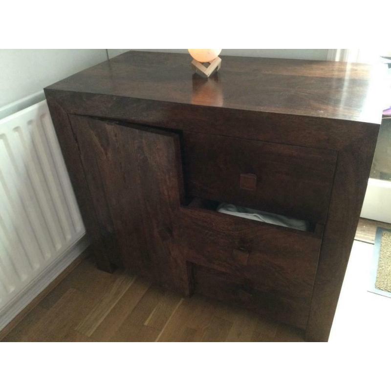 Dark Wood Cabinet