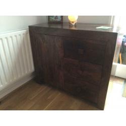 Dark Wood Cabinet