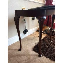Shaw of London Mahogany Card / Console Table