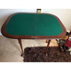 Shaw of London Mahogany Card / Console Table