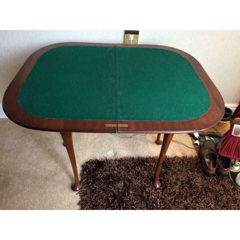 Shaw of London Mahogany Card / Console Table