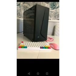 Gaming PC Ryzen 5 2600 Gtx 1660 with HP 144hz monitor Anne Pro 2 and Z