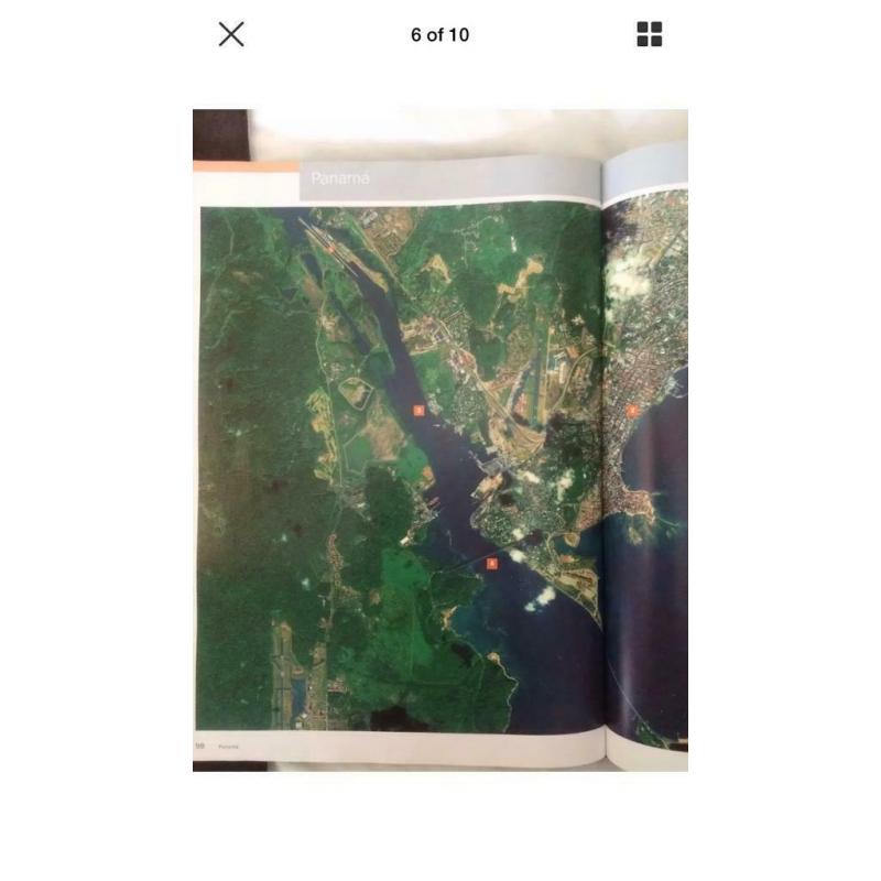 Atlas of the world from the air