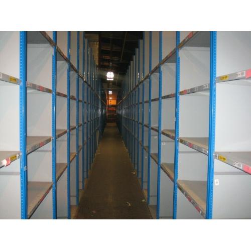 30 bays of dexion impex industrial shelving ( storage , pallet racking )