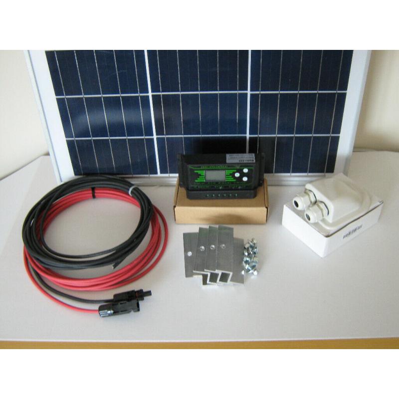 200w 2x 100W Solar Panel Kit Motor Home Camper Van Caravan, Allotment,
