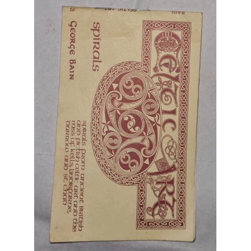 George Bain..Celtic Art..Spirals mini book