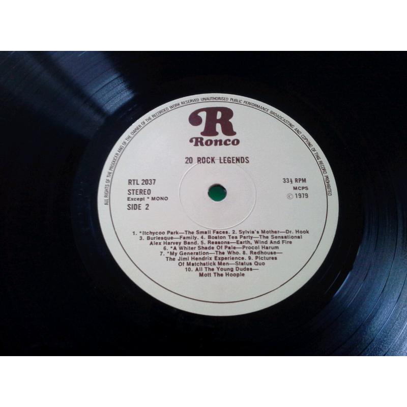 20 ROCK LEGENDS. LP