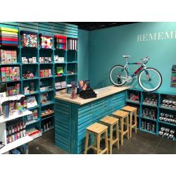 Wooden boxes for shelving