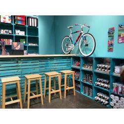 Wooden boxes for shelving